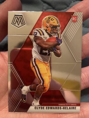 2020 Panini Mosaic Clyde Edwards-Helaire LSU SP Image Variation Rookie 212 CEH