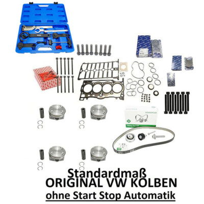 Piston Kit STD Repair Kit with Timing Belt for VW 1.4 TSI CMB CXS 04E107065GF G