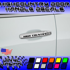 4x Door Handle Decal Sticker For High Country Chevrolet Silverado L Lt Ltz 4x Door Handle Decal Sticker For High Country Chevrolet Silverado L Lt Ltz