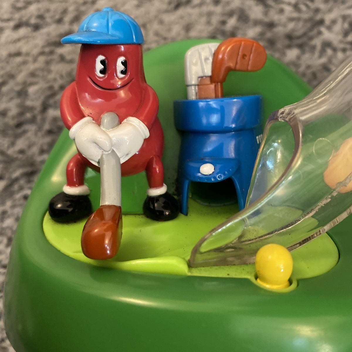 Vintage Jelly Belly Golf Dispenser In Good Working Condition
