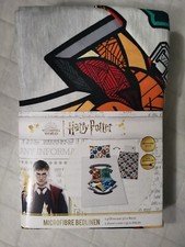🪄🤓🛏️ NUEVO Harry Potter Hogwarts Funda de Cama/Ropa de Cama Reversible Funda de Almohada/Edredón