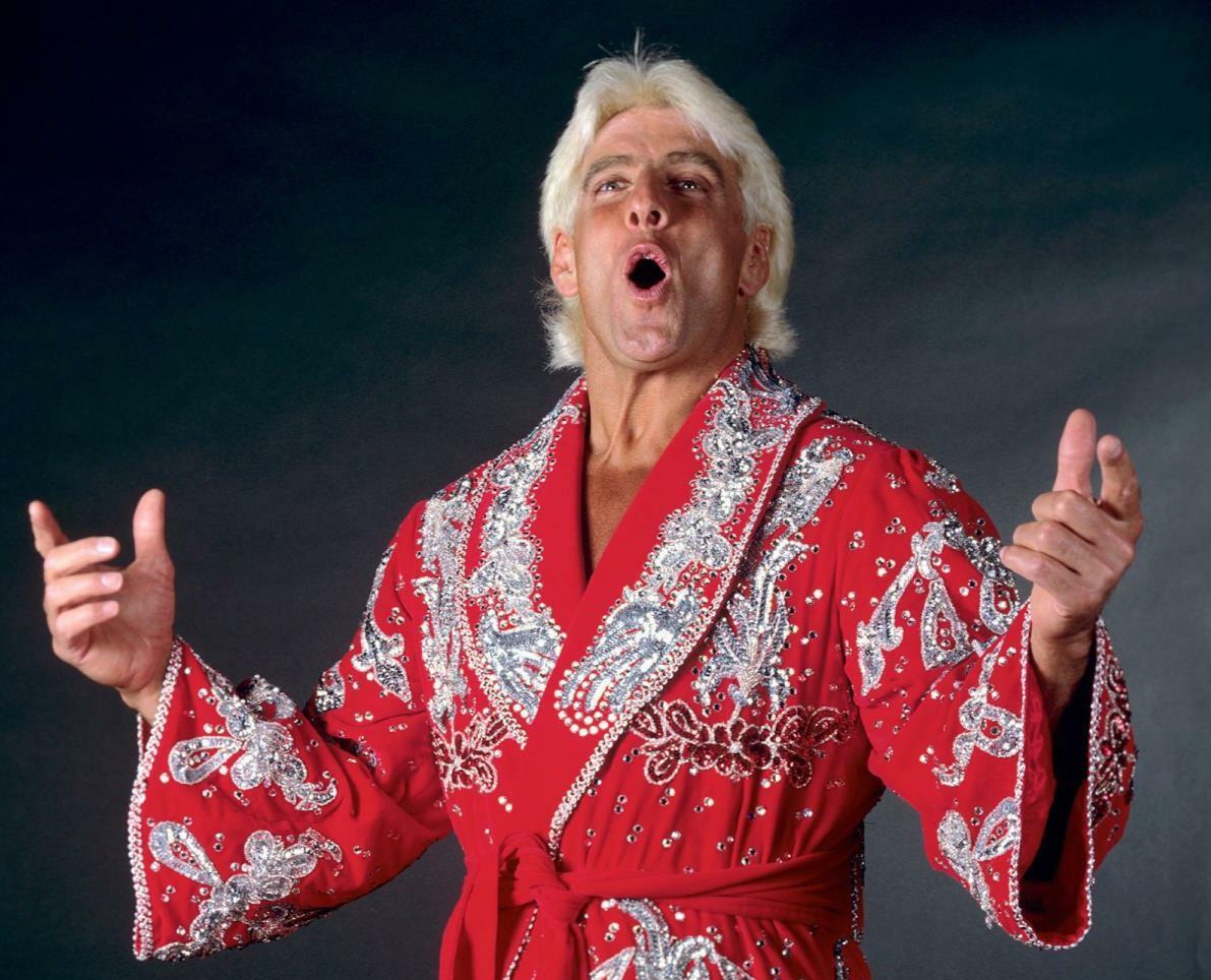 Nature Boy Ric Flair Wrestling WWE Unsigned 8x10 photo (B) | eBay