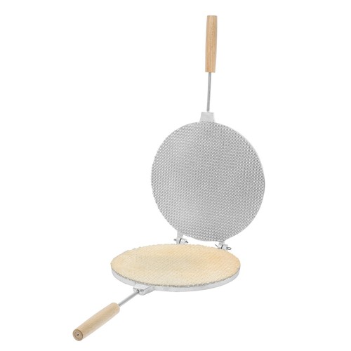 STAMPO PIRAMIDALE FERRO DA STIRO PER COTTURA TORTE WAFFLE PER TORTE WAFER SU FORNELLO - Foto 12 di 12