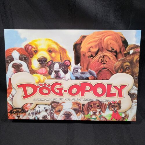 Vintage DOG-OPOLY A Tail Wagging Property Trading Board Game Monopoly Theme