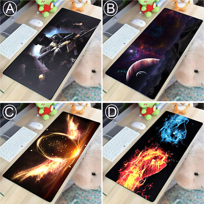 XXL Gaming Mouse Pad Farben Schreibtisch Anti-Rutsch Matte 900x400x3 mm DHL