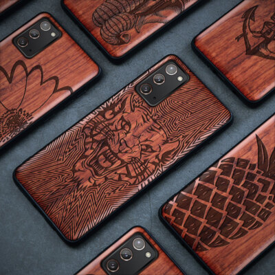 Für Samsung Galaxy S25 S24 S23 S22 S21 S20 Ultra Plus FE Holz Handy Hülle Cover