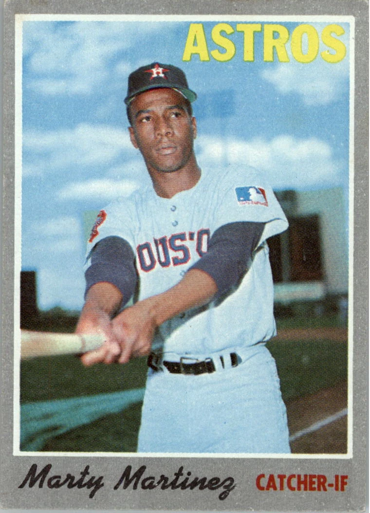 1970 Topps #126 Marty Martinez - EX