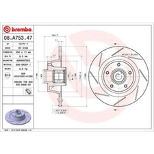 BREMBO 2x Bremsscheibe hinten Ø290 mm Voll für Renault Megane III Coupe DZ0/1_