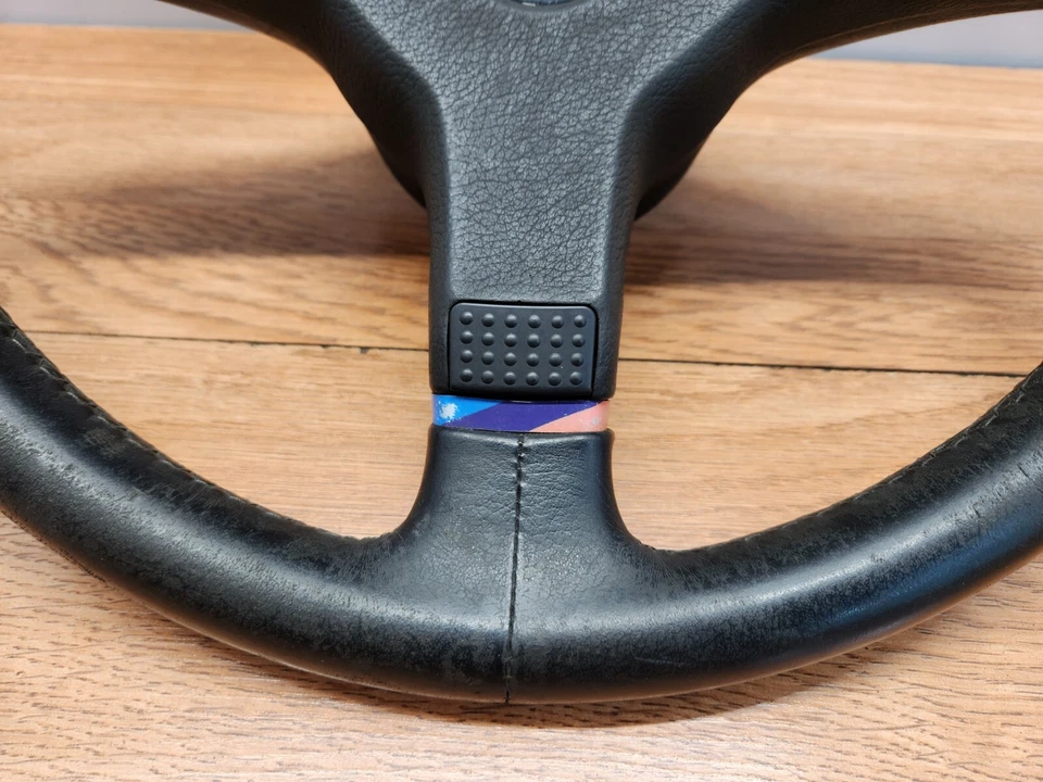 ✅ Volante esportivo M Technic 385mm fabricante de equipamento original BMW E24 E28 E34 528 535 M5 M6 * - Imagem 2 de 4