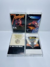 ZZ Top Cassette Lot Of First Album Fandango Eliminator Afterburner Vintage Tape