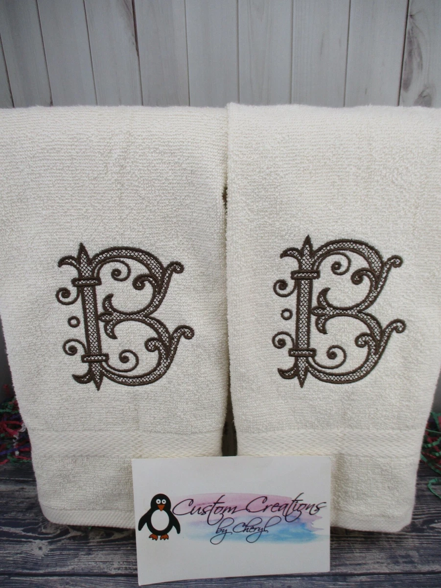 Monogram Kitchen Towel - Personalized Kitchen Towels - Monogram