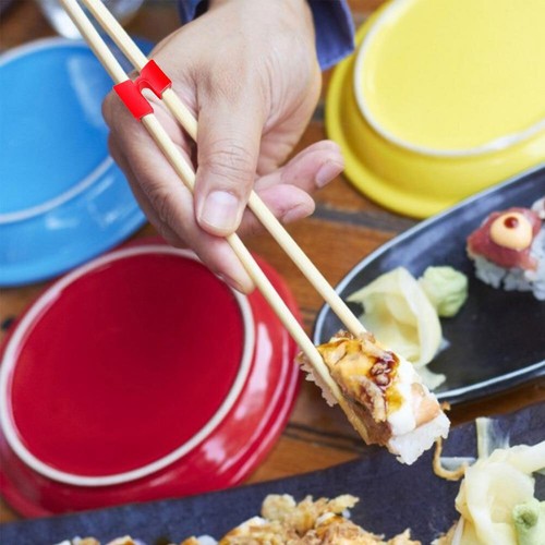5PCS Reusable Chopstick Helpers Training Chinese Chopsticks Trainer Holder - Picture 10 of 33