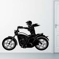  Motorbike Wall Sticker Dirt female Wall Decal Bedroom Decor mb25