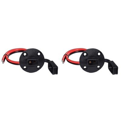  2pcs 12V 30A SAE Power Staubdichtes Abdeckungsleitungsgehäuse zusammengebaut