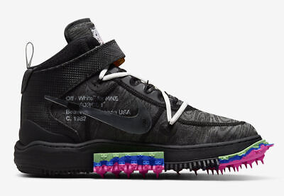 Nike x Off-White Air Force 1 Mid SP Black DO6290-001 Men's Nike x Off-White Air Force 1 Mid SP Black DO6290-001 Men's