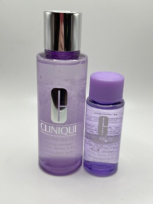 2 Clinique Take the Day Off Makeup Remover for Lids, Lashes & Lips 4.2 Oz 1.7 Oz