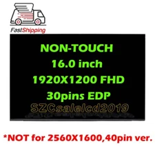 For Lenovo ThinkPad P16S Gen1 2 3 non-touch LCD screen 16" 21BT001VUS 21BT003PUS