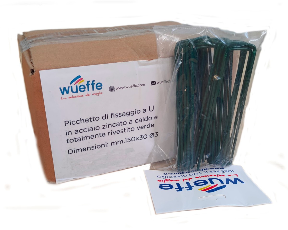 100 Picchetti In Acciaio Zincato 150mm - Per Teli, Recinzioni, Camping, Fissaggio Terreno