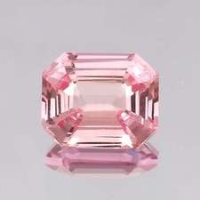 Natural Flawless Ceylon Padparadscha Sapphire Radiant Cut Loose Gemstone 8.70 Ct