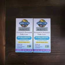 2 Lot Garden of Life Dr.Formulated Prenatal  Postnatal Daily Care 30ct Ex 01/26