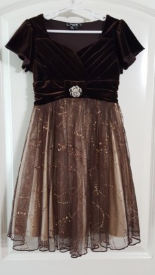 sequin hearts brand dress ~SEQUIN HEARTS Brand FIT&FLARE DRESS RUFFLED Ombre BLUE/GREEN Dress SIZE  SMALL
