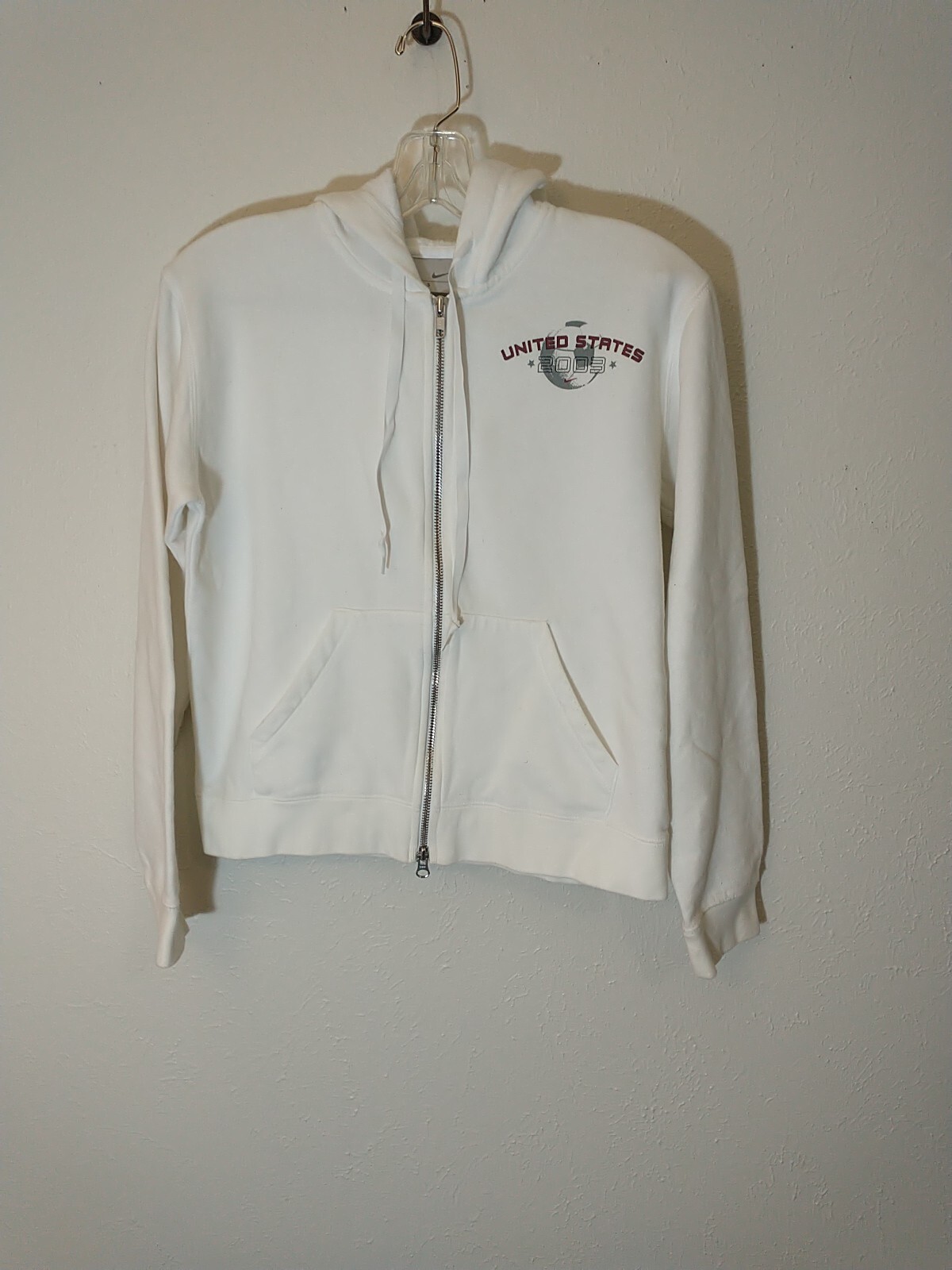 SACAI X NIKE Giacca Nike Stati Uniti Calcio 2003 Logo Uomo Taglia S Felpa Full Zip