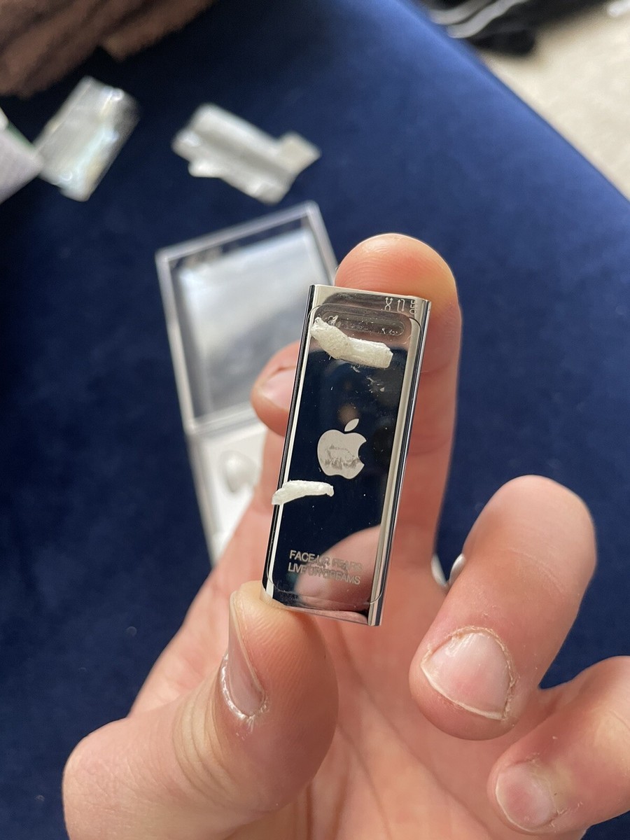 Apple iPod shuffle 3rd Generation Stainless Steel (4GB) | eBay