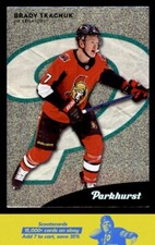 2020-21 Parkhurst Brady Tkachuk Parkies card #PK-9 Ottawa Senators