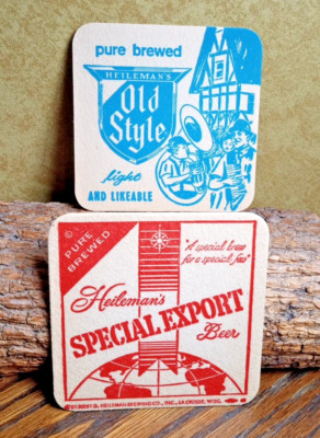 Heileman's Old Style / Special Export Beer Coaster ...
