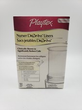 Playtex Nurser Drop-Ins 4 Oz Pre-Sterilized Liners 50 Ct Box