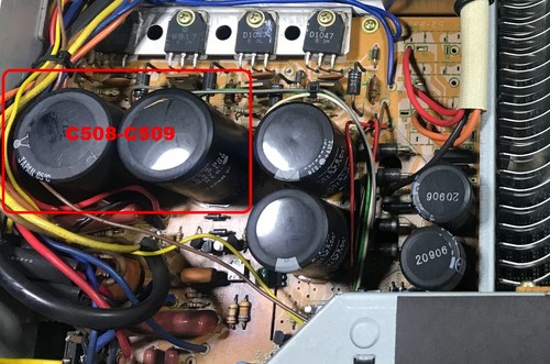 Carver M-500T Snap-In Electrolytic Adapters (C508 & C509) - Imagen 5 de 5