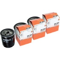 3X Mahle / Knecht ÖLfilter OC 983 Oil Filter