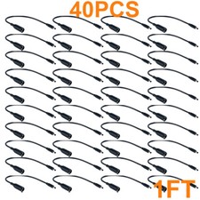 Power Charger Converter Adapter Cable 40X 7.4mm To 4.5mm For dell Small Tips 1FT