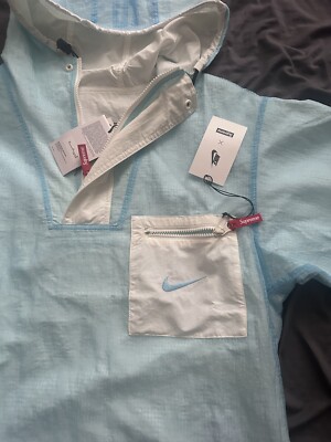 Supreme x Nike Jewel Reversible Ripstop Anorak - Light Blue | eBay UK