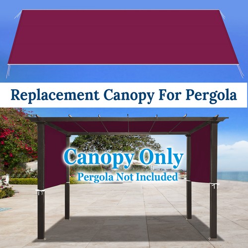 18' x 8.2' Universal Replacement Canopy Top Green Cover for Pergola Structure - 第 43/60 張圖片