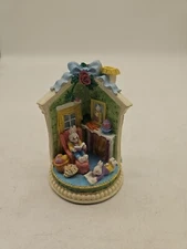 Vtg 1996 Retired EASTER Bunny Corners Family Village Cottage Bakery Duck Deli