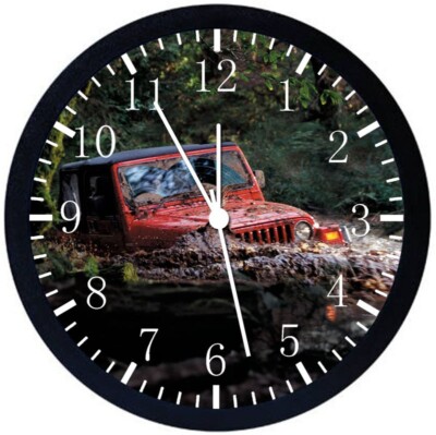 Wrangler Off Road Wall Clock 12'' Large Personalized option adding names E320