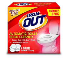 Automatic Toilet Bowl Cleaner Repels Rust Hard Water Stains Pack of 6 Tablets
