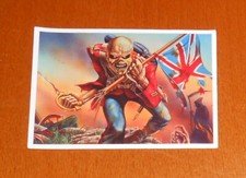 Iron Maiden Sticker rectangle 3x2 British flag 