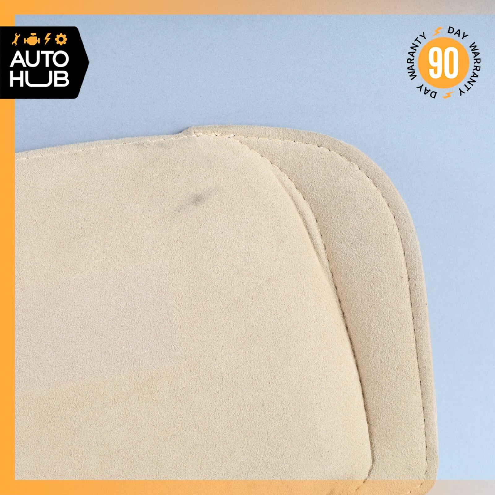 03-19 Maserati GranTurismo S M145 Right Side Sun Visor Shade Suede OEM 61k