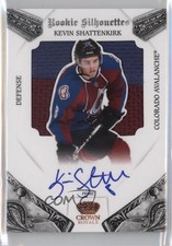 2010-11 Panini Crown Royale Rookie Silhouettes 86/99 Kevin Shattenkirk Auto 2a8