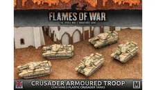Battlefront Miniatures Flames of War British Crusader Armoured Troop FOW BBX39