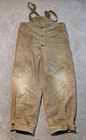 US Navy Deck Bibs Mens Large WWII WW2 Military Suspenders Lined Overalls