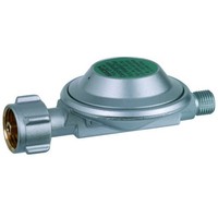 Druckregler 50Mbar Druckminderer Gasregler Camping Gasflasche Regler Silber Neu