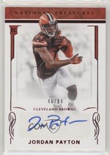 2016 Panini National Treasures Red Jersey Number 46/84 Jordan Payton Auto 5x8
