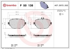 BREMBO Bremsbelagsatz Scheibenbremse PRIME P 50 138 für MERCEDES W213 KLASSE GLC BREMBO Bremsbelagsatz Scheibenbremse PRIME P 50 138 für MERCEDES W213 KLASSE GLC