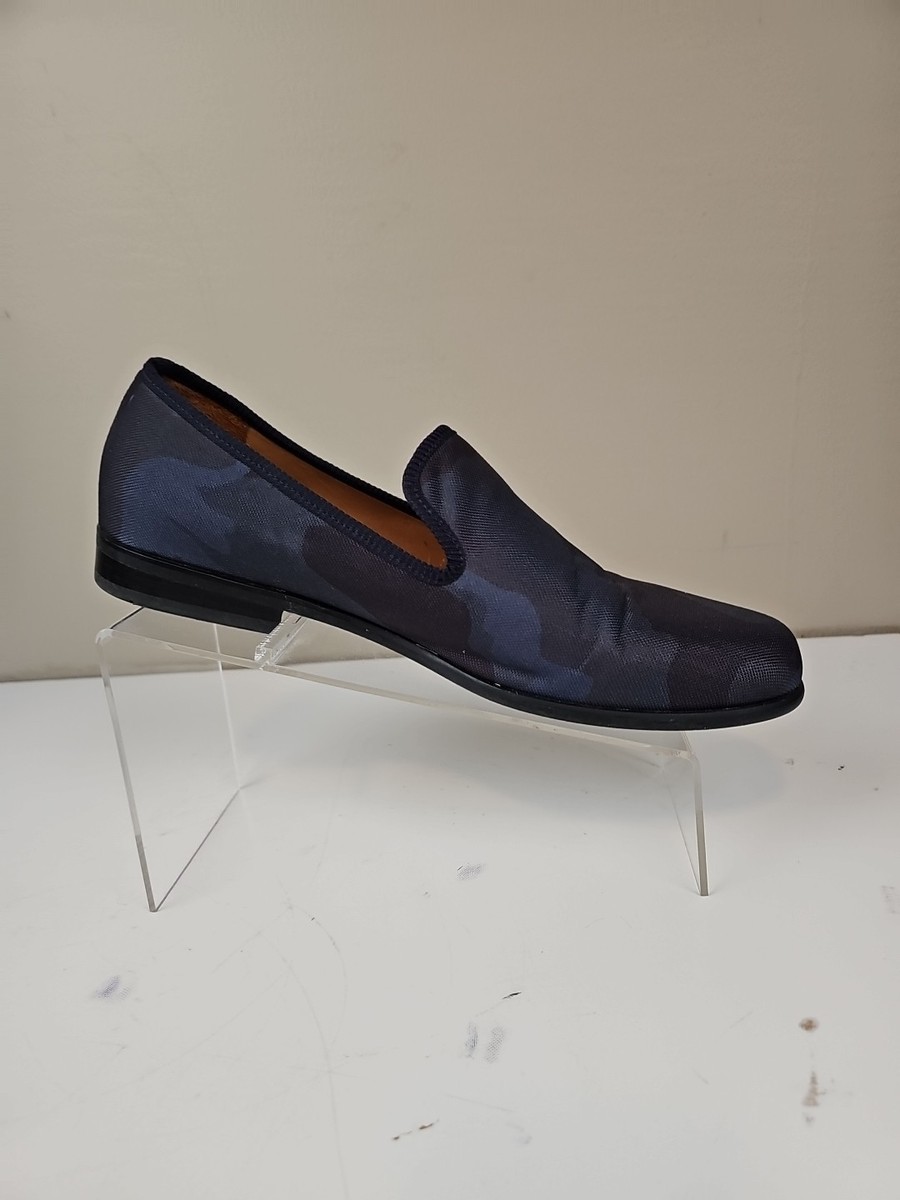 Duke + Dexter Camouflage Loafers- Mens Slip On Sz 8 Duke Dexter Camo Loafers Size 8 Handmade In England Canvas  main image 3