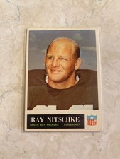 Vintage 1965 Ray Nitschke Green Bay Packers HOF Philadelphia #79