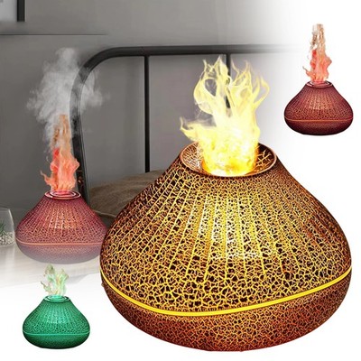 Aroma Diffuser Kamin,Flammen Aroma Diffuser,Ätherische Öle Diffuser für Büro