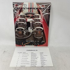 1968 SCCA Race Program Donnybrooke Trans American Championship Dick Smothers